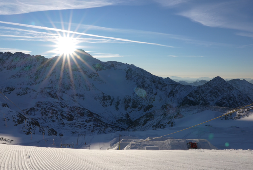 Ausblick Jochdohle auf StubaiZoo