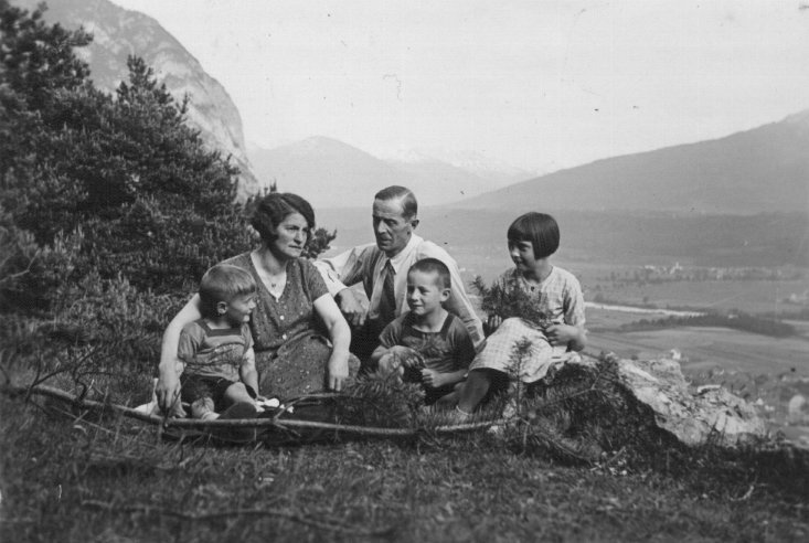Heinrich Klier mit Familie 1931