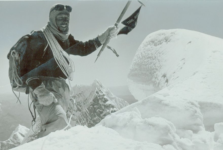 Heinrich Klier am Bergsteigen