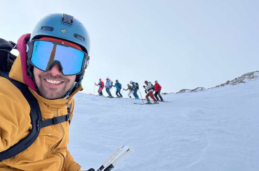Powder Department: Ladies Days Selfie mit Gruppe
